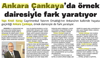 Ankara Çankaya'da örnek dairesi ile fark yaratıyor -2 - Ticari Hayat
