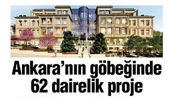 Ankara'nın göbeğinde 62 dairelik proje - Habertürk