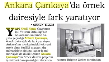 Ankara Çankaya'da örnek dairesi ile fark yaratıyor - Ankara Anadolu